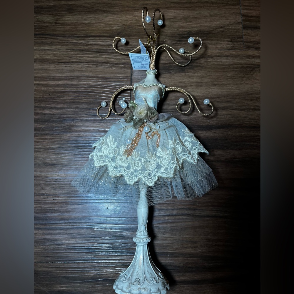Vintage Ballerina Jewelry Stand / Holder